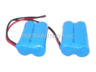 China Li-FePO4 6.4V 500mAh Battery Pack with PCB and Flying Leads supplier
