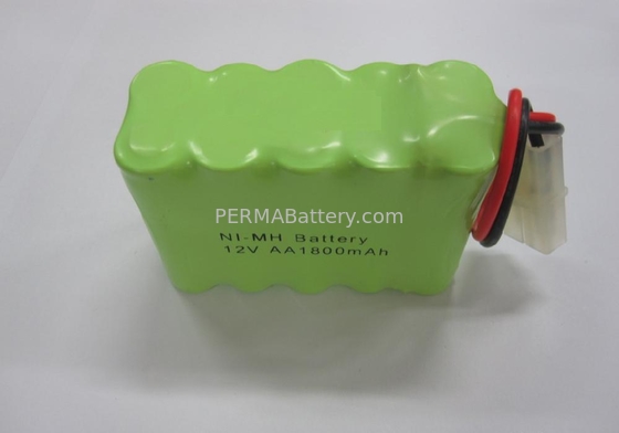 China Rechargeable NiMH AA12V 1800mAh Battery Pack with Connector supplier