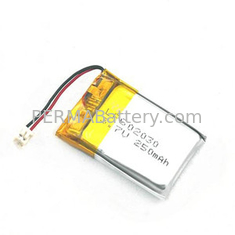 China Customizable Li-Polymer 602030 3.7V 250mAh Battery Pack with PCB and Connector supplier