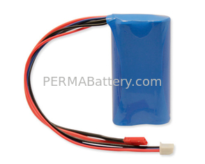 China Best battery pack Li-ion 18650 7.4V 3500mAh with PCB and 2 Connectors supplier