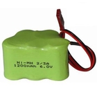 Rechargeable NiMH 2/3A 6V 1200mAh Battery Pack with Connector