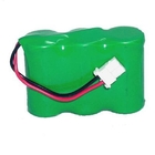 China NiMH C 3.6V 5Ah Battery Pack with Green PVC Sleeve and Connector factory