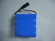 Top Quality Li-ion 18650 1S4P 3.7V 13.6Ah Battery Pack with PCM and 2 Connectors for GPS