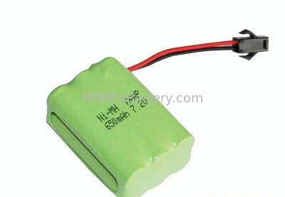 China Cost Effective NiMH AAA 7.2V 650mAh Battery Packs with Various Terminals supplier