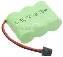 China NiMH 2/3AA 3.6V 700mAh Battery Packs with Shink Tube and Various Terminals supplier