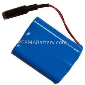 China High Quality Li-ion 18650 11.1V 3.4Ah Battery Pack with full Protection and Connector supplier