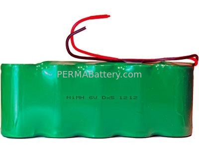 China NiMH D 6V 10Ah Battery Pack with Flying Leads supplier