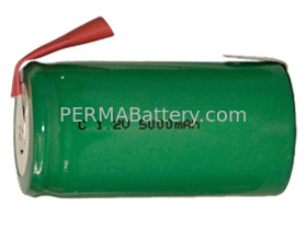 China NiMH C 1.2V 5Ah Battery Cell with Customizable Terminals supplier