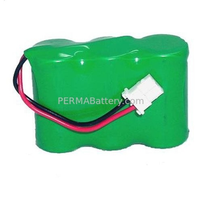 China NiMH C 3.6V 5Ah Battery Pack with Green PVC Sleeve and Connector supplier