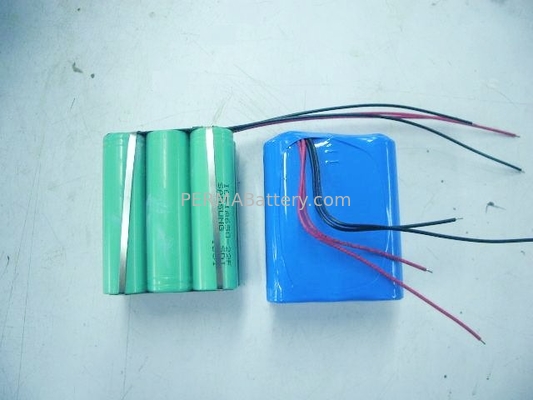 China Top Quality Li-ion 18650 11.1V 4.4Ah Battery Pack with full Protection and 4 Flying Leads supplier