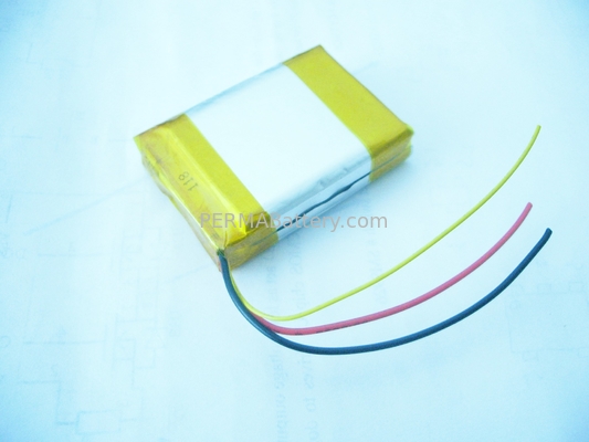 China Custom Lithium Polymer 7.4V Battery Packs with Protection and Flying Leads supplier