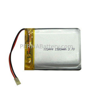 China Customizable Li-Polymer 103444 3.7V 1500mAh Battery Pack with PCB and Connector supplier