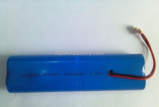 China High Quality Li-ion 18650 7.4V 4400mAh battery pack with PCB and Connector supplier