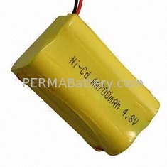 China Rechargeable Ni-CD AA 4.8V 700mAh Battery Pack with Various Terminals supplier