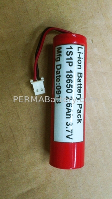 China High Quality Li-ion 18650 3.7V 2600mAh battery pack with PCB and Connector supplier