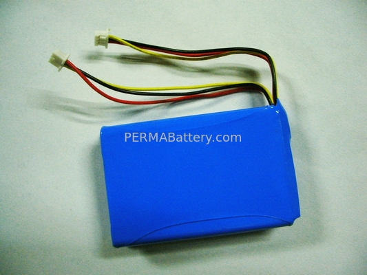 China Li-ion 103450 3.7V 1800mAh battery pack with PCB and 2 Connectors for GPS Devices supplier