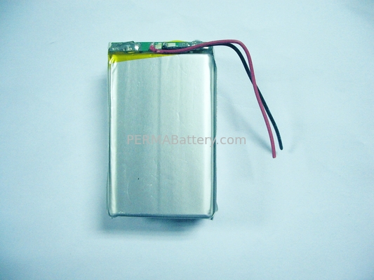 China Rechargeable Li-Polymer 703448 3.7V 1100mAh battery pack with PCB and Leading Wires supplier