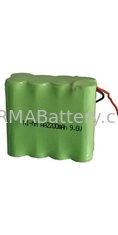 China Rechargeable Ni-MH AA 9.6V 2200mAh Battery Pack with Flying Leads supplier