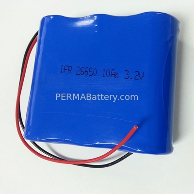 China Li-FePO4 18650 1S3P 3.2V 10000mAh Battery Pack with PCB and Flying Leads supplier