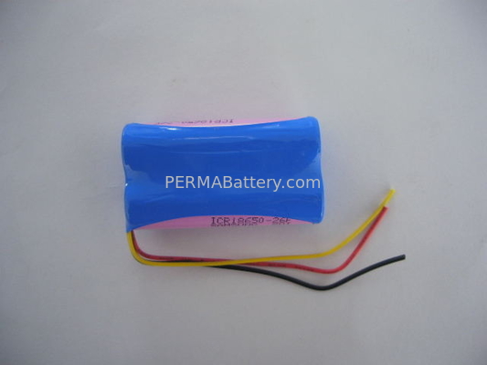 Top Quality Li-ion 18650 7.4V 2.6Ah Battery Pack with Flying Leads supplier