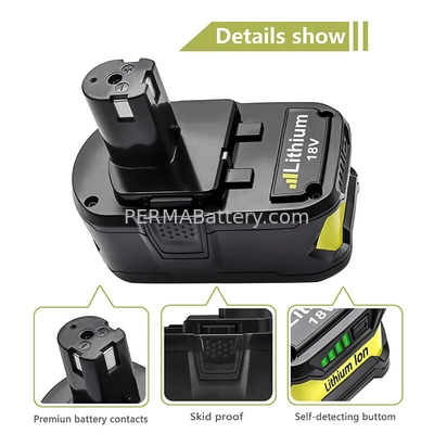 Replacement 18V 5000mAh Lithium Battery for Ryobi 18-Volt 18L50 ONE+ P104 P105 P102 P103 P107 P108 P109 P236 Power Tools supplier