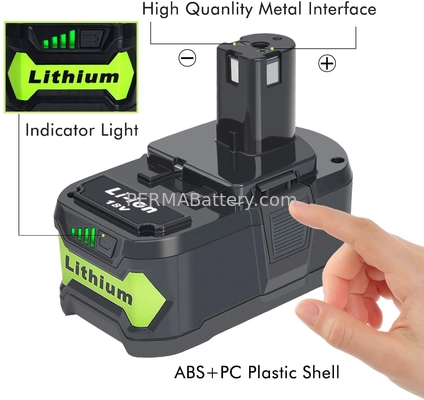 Replacement 18V 5000mAh Lithium Battery for Ryobi 18-Volt 18L50 ONE+ P104 P105 P102 P103 P107 P108 P109 P236 Power Tools supplier