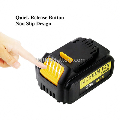 6.0Ah Replace for Dewalt 20V Battery for Dewalt 20 Volt DCB200 DCB201 DCB203 DCB204 DCB205 DCB207 Cordless Power Tools supplier