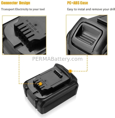 6.0Ah Replace for Dewalt 20V Battery for Dewalt 20 Volt DCB200 DCB201 DCB203 DCB204 DCB205 DCB207 Cordless Power Tools supplier