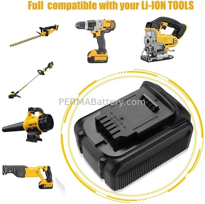 6.0Ah Replace for Dewalt 20V Battery for Dewalt 20 Volt DCB200 DCB201 DCB203 DCB204 DCB205 DCB207 Cordless Power Tools supplier